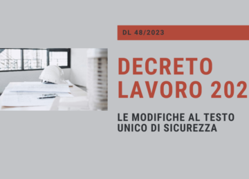 DECRETO LAVORO_modifiche TUS