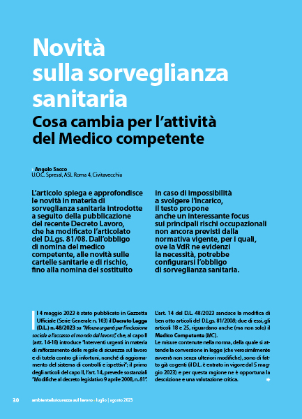 Informativa 12-2023: aggiornamento normativo e scadenziario ~ Consulenza e  Ambiente